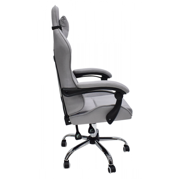 Вибромассажное кресло Calviano ASTI ULTIMATO grey fabric