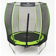 Батут пружинный с защитной сеткой Calviano 183 см - 6ft OUTSIDE master green
