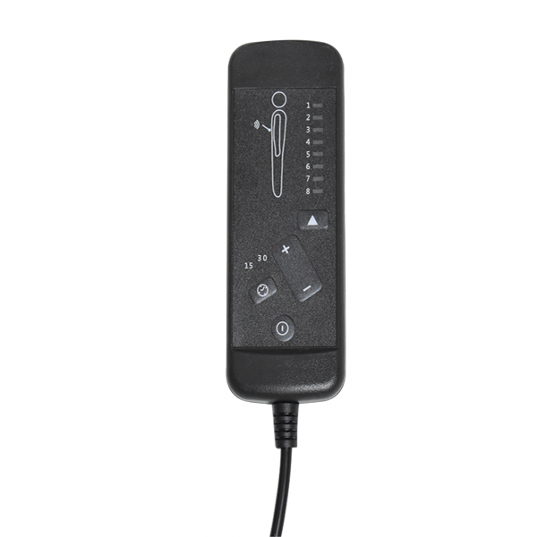 Вибромассажное кресло Calviano ASTI ULTIMATO black/white/black