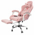 Вибромассажное кресло Calviano AVANTI ULTIMATO pink fabric