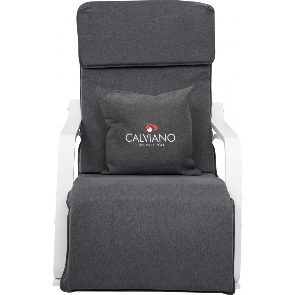 Кресло-качалка Calviano Comfort  1 серое