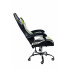 Вибромассажное кресло Calviano ASTI ULTIMATO black/white/green