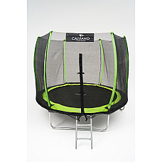 Батут пружинный с защитной сеткой Calviano 252 см - 8ft OUTSIDE master green
