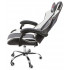 Вибромассажное кресло Calviano ASTI ULTIMATO black/white/black