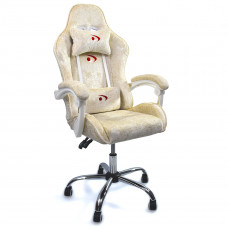 Вибромассажное кресло Calviano ASTI ULTIMATO beige fabric