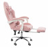 Вибромассажное кресло Calviano AVANTI ULTIMATO pink fabric