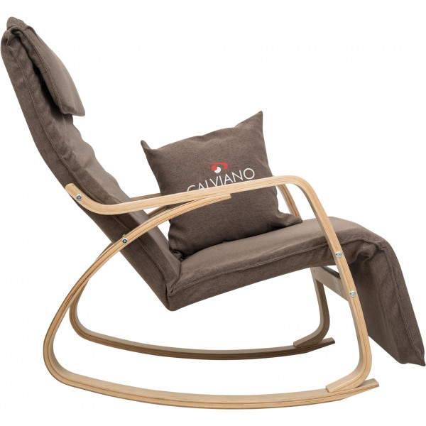 Кресло-качалка Calviano Comfort  1 коричневое