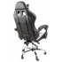 Вибромассажное кресло Calviano ASTI ULTIMATO black/white/blue