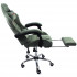 Вибромассажное кресло Calviano AVANTI ULTIMATO green fabric