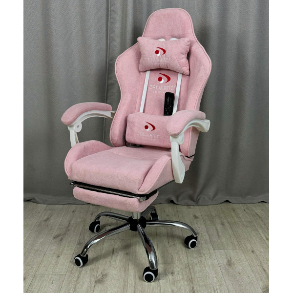 Вибромассажное кресло Calviano AVANTI ULTIMATO pink fabric
