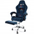 Вибромассажное кресло Calviano AVANTI ULTIMATO blue fabric