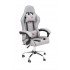 Вибромассажное кресло Calviano ASTI ULTIMATO grey fabric