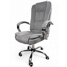 Кресло для сидения с регулировкой высоты Calviano Bravo серый велюр
