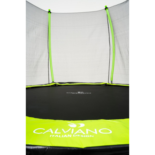 Батут пружинный с защитной сеткой Calviano 312 см - 10ft OUTSIDE master green