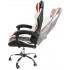 Вибромассажное кресло Calviano ASTI ULTIMATO black/white/red
