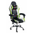 Вибромассажное кресло Calviano ASTI ULTIMATO black/white/green