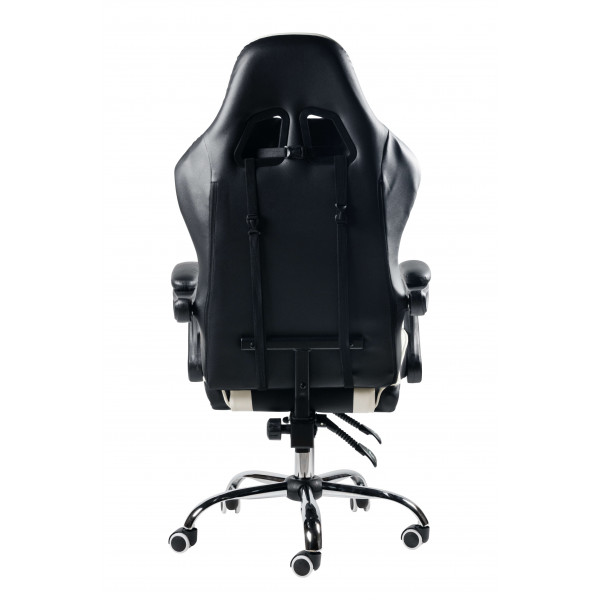 Вибромассажное кресло Calviano ASTI ULTIMATO black/white/green