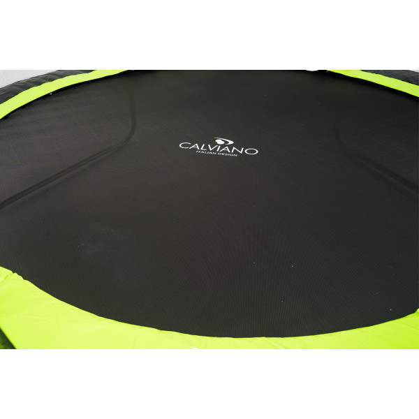 Батут пружинный с защитной сеткой Calviano 252 см - 8ft INSIDE master green