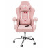 Вибромассажное кресло Calviano ASTI ULTIMATO pink fabric