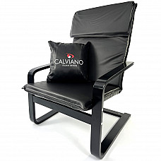 Кресло-качалка Calviano Soft 1 чёрное PU
