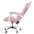 Вибромассажное кресло Calviano ASTI ULTIMATO pink fabric