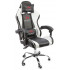 Вибромассажное кресло Calviano ASTI ULTIMATO black/white/black