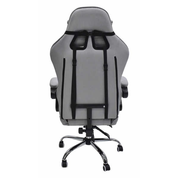 Вибромассажное кресло Calviano ASTI ULTIMATO grey fabric