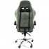 Вибромассажное кресло Calviano ASTI ULTIMATO green fabric