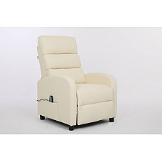 Кресло вибромассажное CALVIANO, модель 2164, бежевая экокожа
