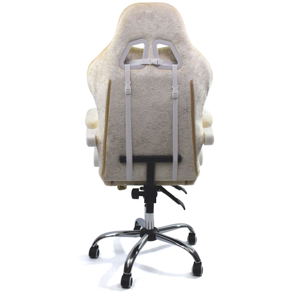 Вибромассажное кресло Calviano ASTI ULTIMATO beige fabric