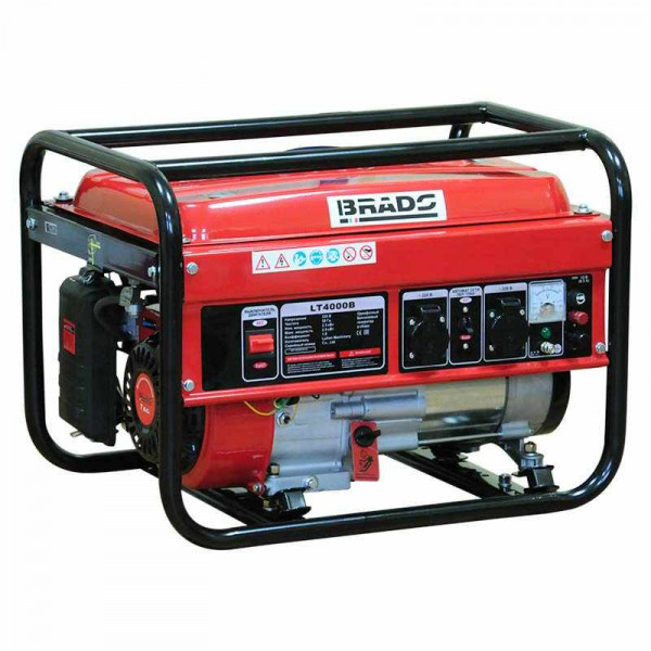BRADO BLT4000B.00 Электростанция BRADO LT4000B (2.8кВт, 2х230В/16А/2.5кВт, 12В, бак 15.0л)