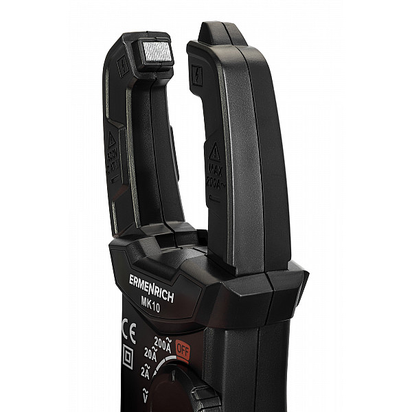 ERMENRICH 82965 Клещи токоизмерительные Ermenrich Ping MK10 (вольтметр, амперметр, омметр, Hold, 2000 отсчетов)