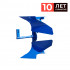 SKIPER 4812561018723 Плуг SKIPER П1-215/14-11 (оборотный, стойка 14мм., ширина захв. лемеха 215мм). Полимерное покрытие.