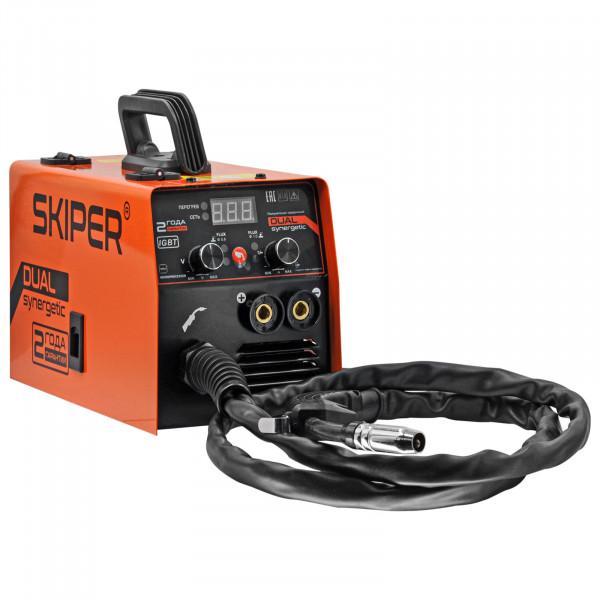 SKIPER SFLUX/MMA-210D-11.00 Полуавтомат сварочный SKIPER FLUX/MMA-210D-11 (2 ГОДА гар, 210A, FLUX/MMA/TIG)