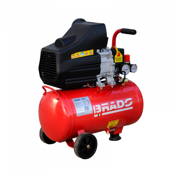 BRADO BAR25A.00 Воздушный компрессор BRADO AR25A (до 235 л/мин, 8 атм, 25 л, 230 В, 1.50 кВт)