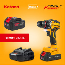 АКЦИЯ! Дрель-шуруповерт Katana HD Line BCD5001 + Аккумулятор Katana B4000 (4Ач)