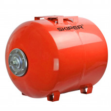 Гидроаккумулятор SKIPER T-100H (100 л, горизонтальный, сталь, 6 атм)