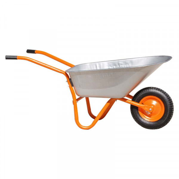 BRADO B1150.00 Тачка строительная BRADO 1x150 OPTIMA (до 150л, до 250 кг, 1х4.00-8, пневмо , ось  16*125)