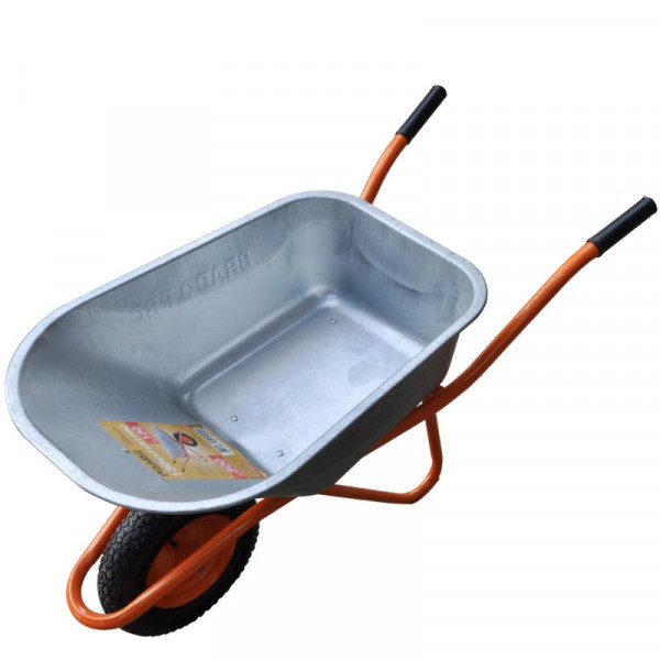 BRADO B130expertPRO.00 Тачка строительная BRADO 130 expert PRO  (до 130 л, до 300 кг, 1x4.00-8, пневмо, ось 16*100)