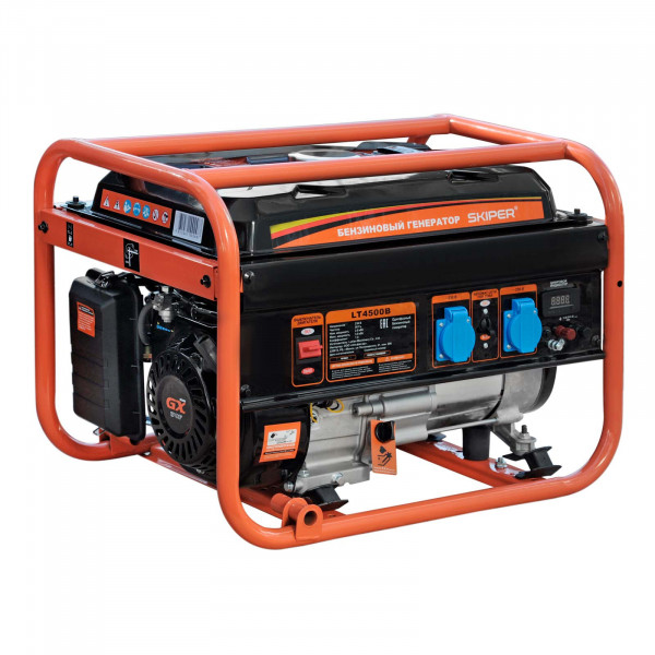 SKIPER SLT4500B.00 Электростанция SKIPER LT4500B (3.0кВт, 2х230В/16А/2.8кВт, 12В, бак 15.0л)