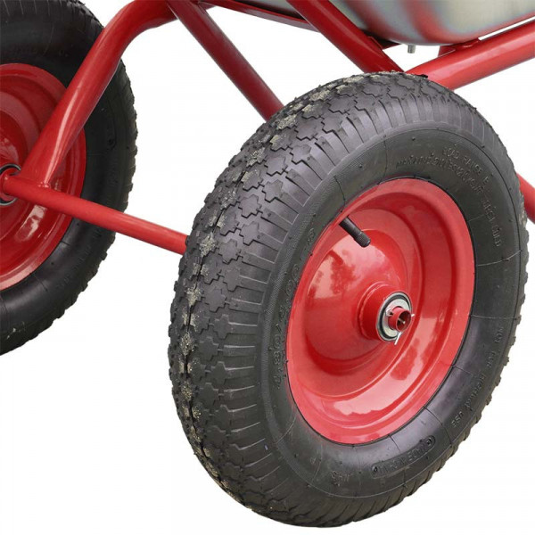 BRADO B2x125PROFI.00 Тачка строительная BRADO 2x125 PROFI (в стретч-упаковке) ДОСТАВКА ТОЛЬКО ПО МИНСКУ