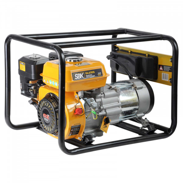 SBK SBG4600S.00 Электростанция SBK BG4600S (3.0кВт, 2х230В/16А/2.7кВт, бак 3.6л)