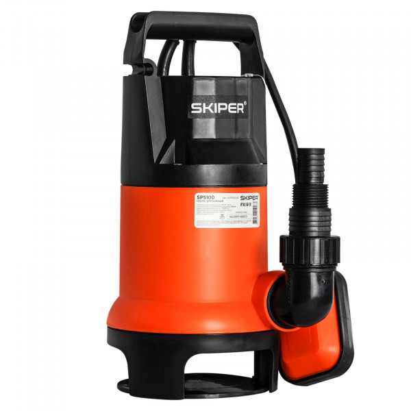 SKIPER SSP5100.00 Насос погружной Skiper SP5100 для слабозагрязнённой воды (1000 Вт,17500л/ч, напор 9м, 1