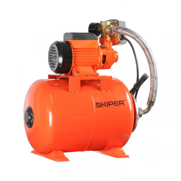 SKIPER SWS50.00 Станция водоснабжения автоматическая Skiper WS50 (500 Вт, 2200 л/ч, 24 л, чугун)