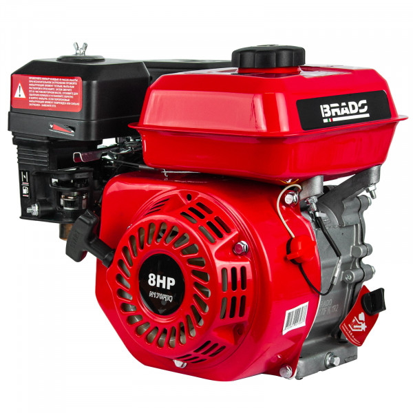 BRADO BN170F(K).00 Двигатель бензиновый BRADO N170F(K) (8 л.с., вал диам. 20мм х50мм, шпонка  5мм)