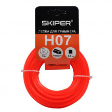 Леска SKIPER H07 (ф 2.7 мм х 15 м квадратн. сеч., оранж.)