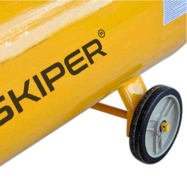 SKIPER SIBL3100А.00 Воздушный компрессор SKIPER IBL3100A (до 600 л/мин, 8 атм, 100 л, 230 В, 3.0 кВт)