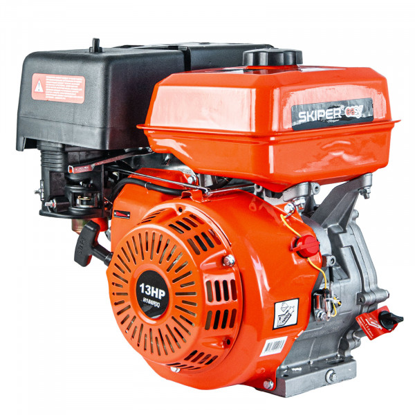 SKIPER SSN188F(K).00 Двигатель бензиновый SKIPER Easy N188F(K) (13 л.с., 389 см3, вал диам. 25мм х60мм, шпонка  7мм)