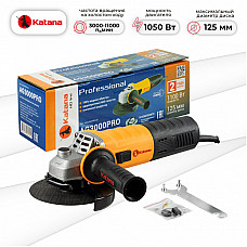 Углошлифмашина одноручная KATANA HD line AG5501S-1 PRO(1050Вт,SDS кожух,SDSгайка, рег.об.,4м каб.) Углошлифмашина одноручная KATANA HD line AG5501S-1 PRO(1050Вт,SDS кожух,SDSгайка, рег.об.,4м каб.)