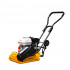 SKIPER SC60HWM.00 Виброплита SKIPER C60H-WM (Honda GX160, 5.5л.с., плита 53х37см., 11кН, 25м/мин, рез. ковр, колёса)